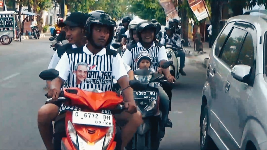 Relawan Garang Pekalongan Konvoi Motor Kenalkan Ganjar Pranowo (Foto Muhammad Hamzah/JATENG Updates)