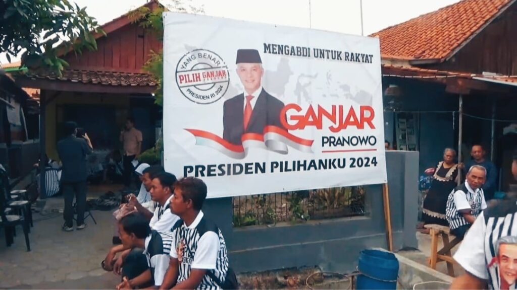 Posko Relawan Garang Kota Pekalongan sosialisasikan Ganjar Pranowo Presiden Pilihanku 2024 (Foto Hamzah/JATENG Updates)